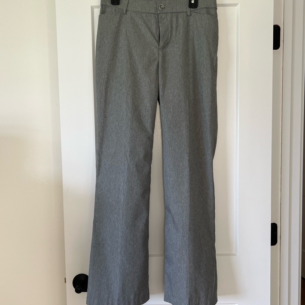 Lee Gray Wide-Leg Trousers